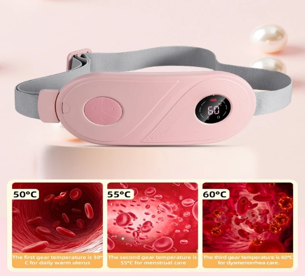 Masajeador abdominal electrico calefaccion automatica para alivio de colicos menstruales - Imagen 3