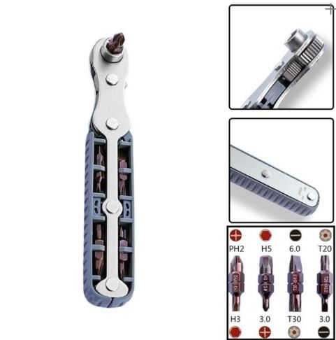 Kit de destornilladores de trinquete reparador de brocas