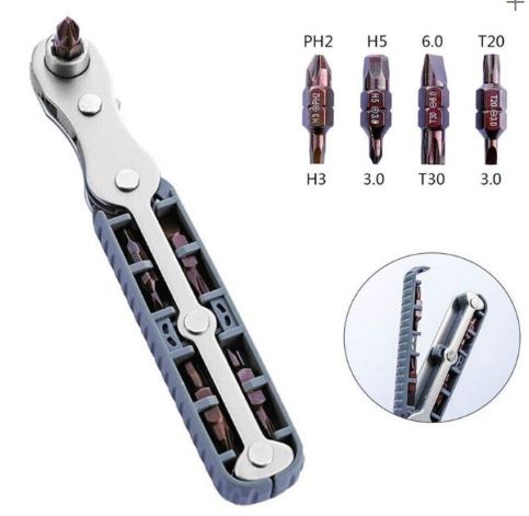 Kit de destornilladores de trinquete reparador de brocas - Imagen 6