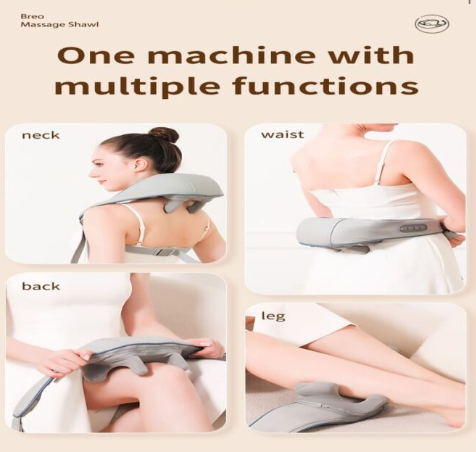 Masajeador inalambrico calefactor cervical 3 en 1 - Imagen 5