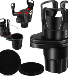 Portavasos ajustable universal antideslizante