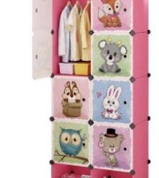 Armario para niños ocho cubos