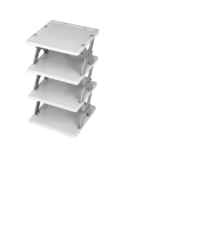 Zapatero multicapas organizador plegable para zapatos 3 niveles