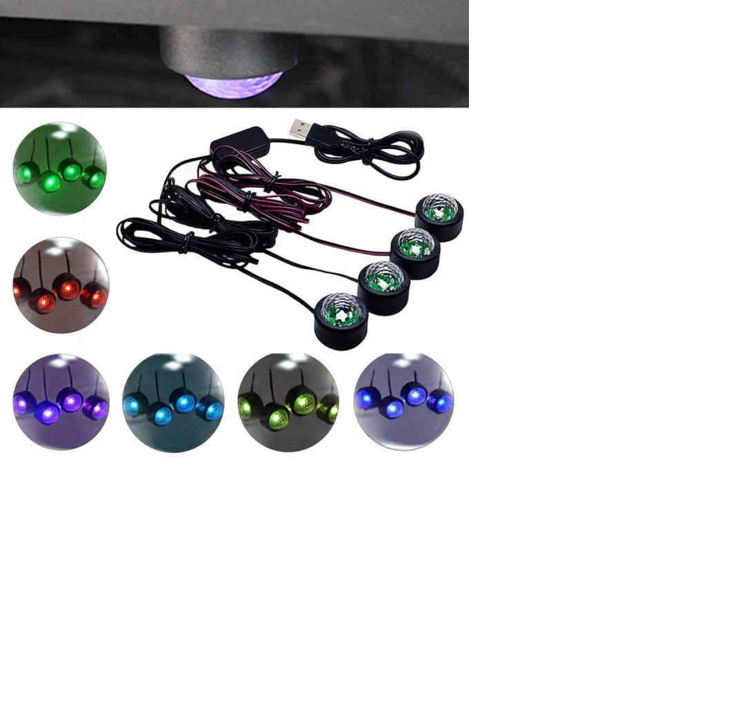 Luz led para interior de carro multicolor - Imagen 2