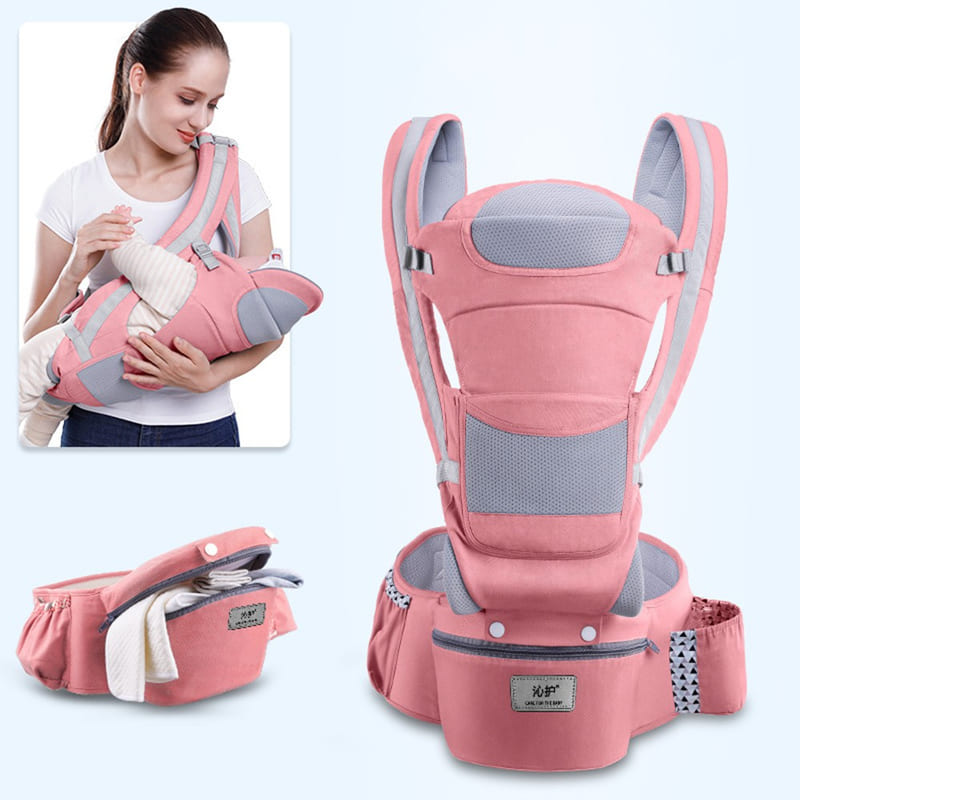 Canguro para bebe 3 en 1 cargador ajustable ergonomico - Imagen 3