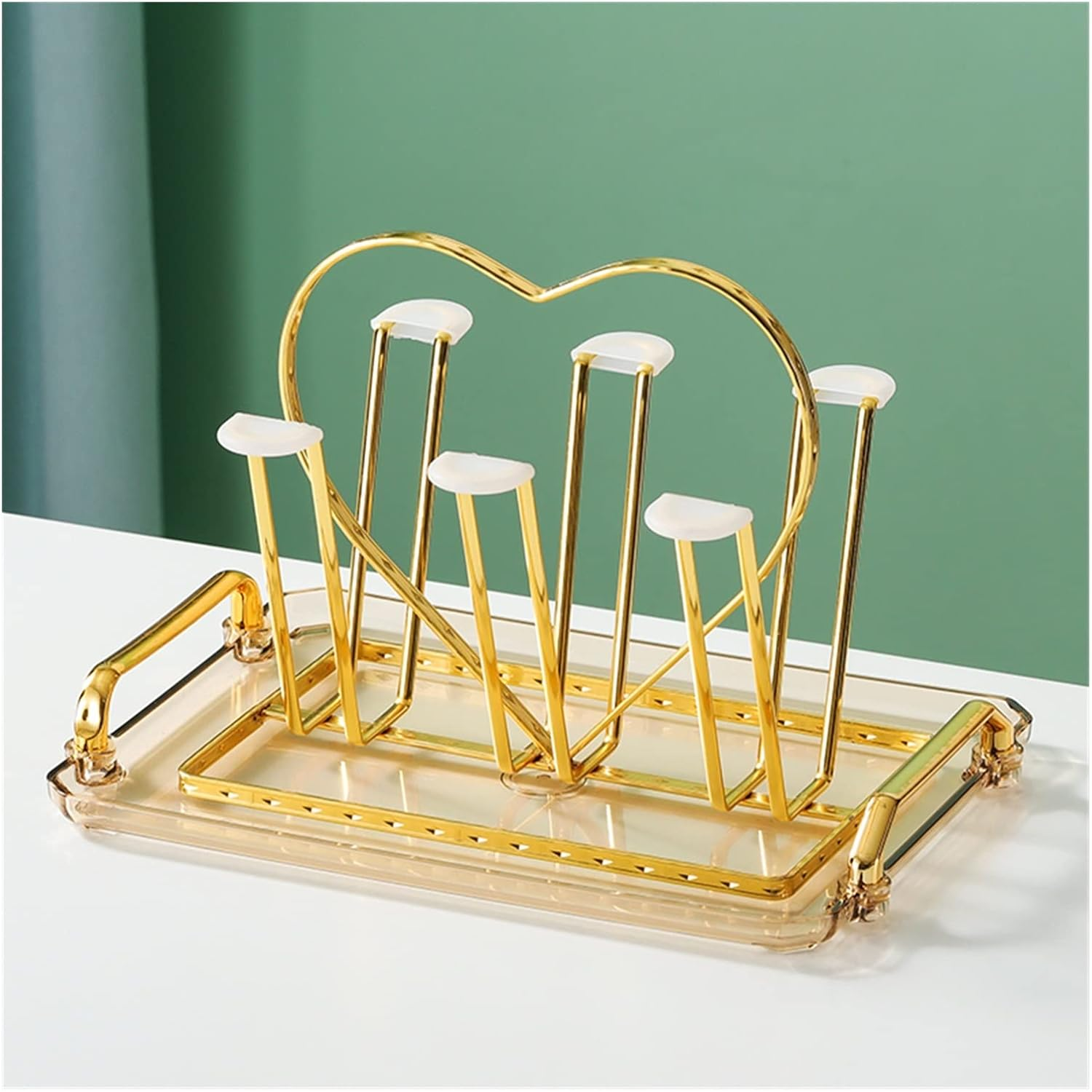 SET DE JARRA Y POCILLOS VIDRIO 1.5ML + 4 COPAS - Imagen 2