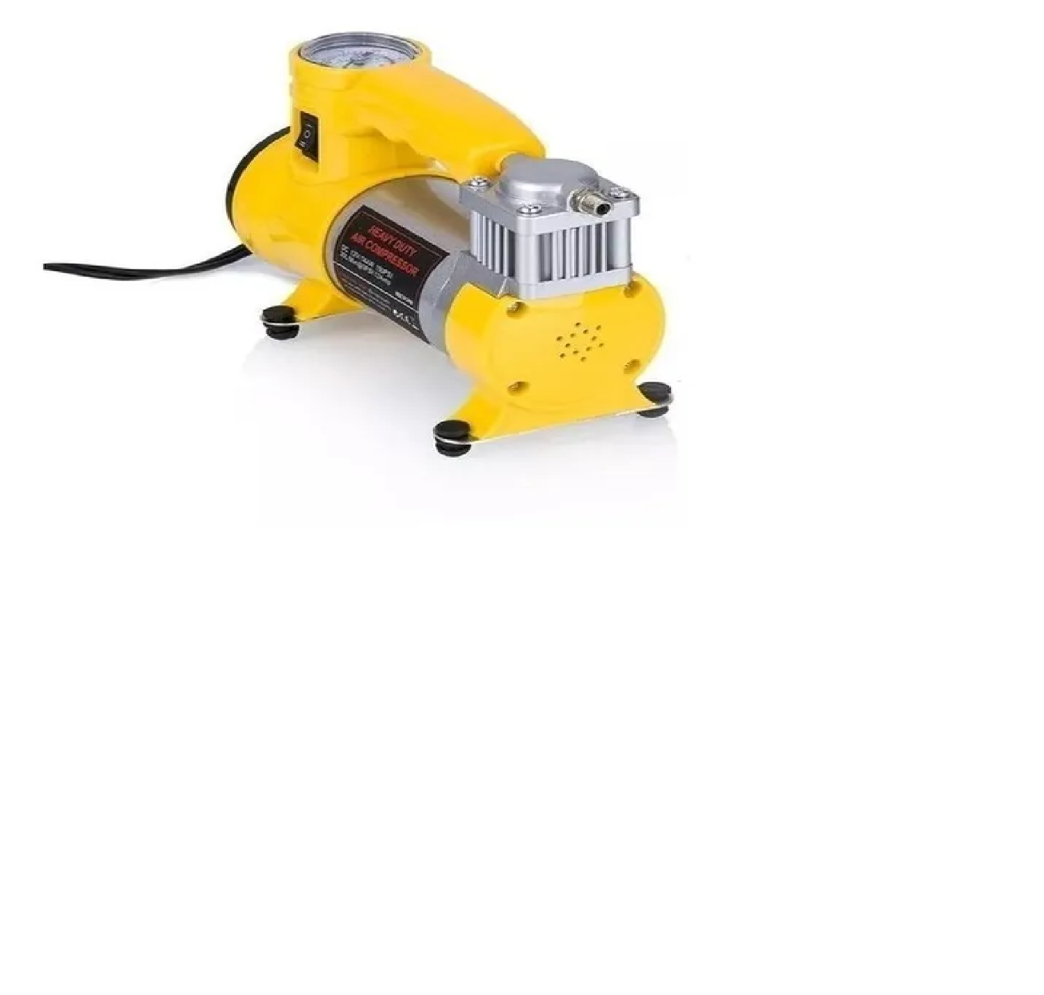Compresor Inflador Aire Llanta Carro Moto Automático Cyclone - Imagen 2
