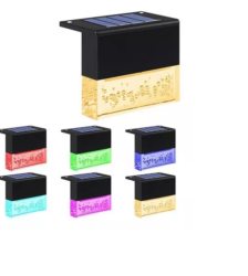 Luz Led solar x2 decorativa